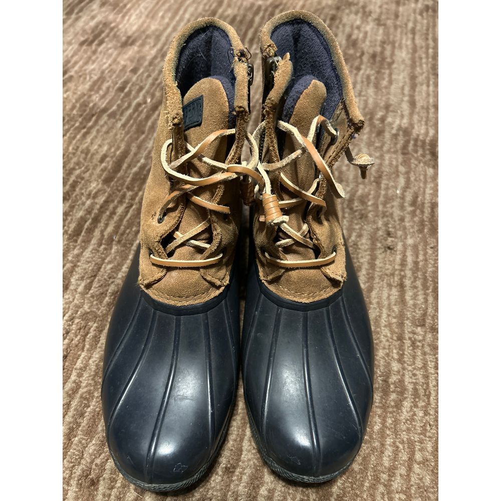 Sperry Lined Blue Duck Boots STS98305 Women's 8M